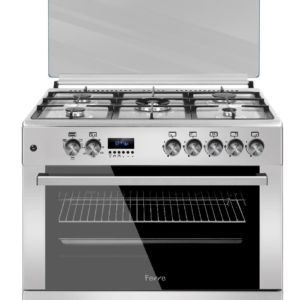 Ferre 90×60 5 Burner Freestanding Gas/Electric Cooker Stainless Steel